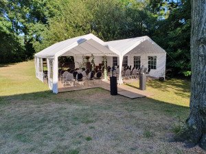 Afscheid in de tuin